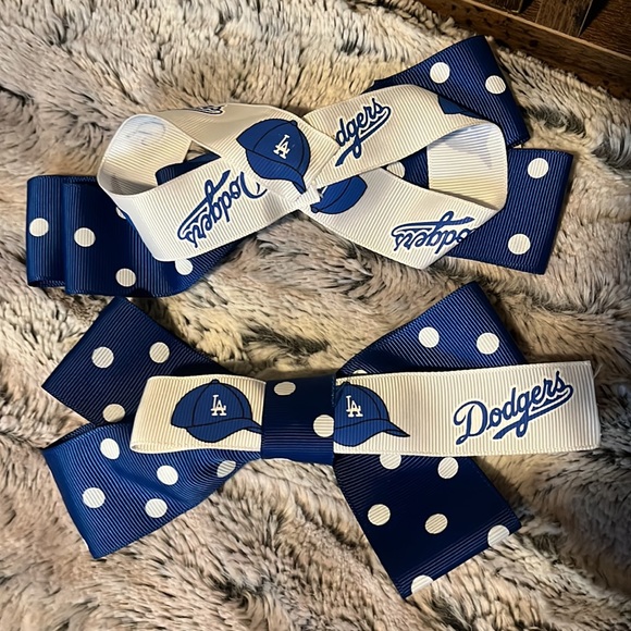 LA Los Angeles Dodgers Baseball Cinch Backpack Blue White - Picture 7 of 8